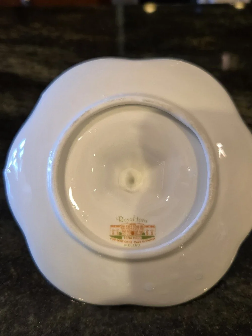 Royal Tara Ireland Shamrock Ring Holder Fine Bone China